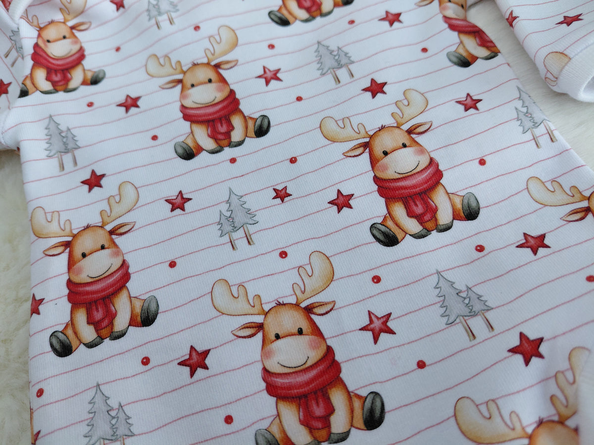14-15 inch Christmas Moose bodysuit