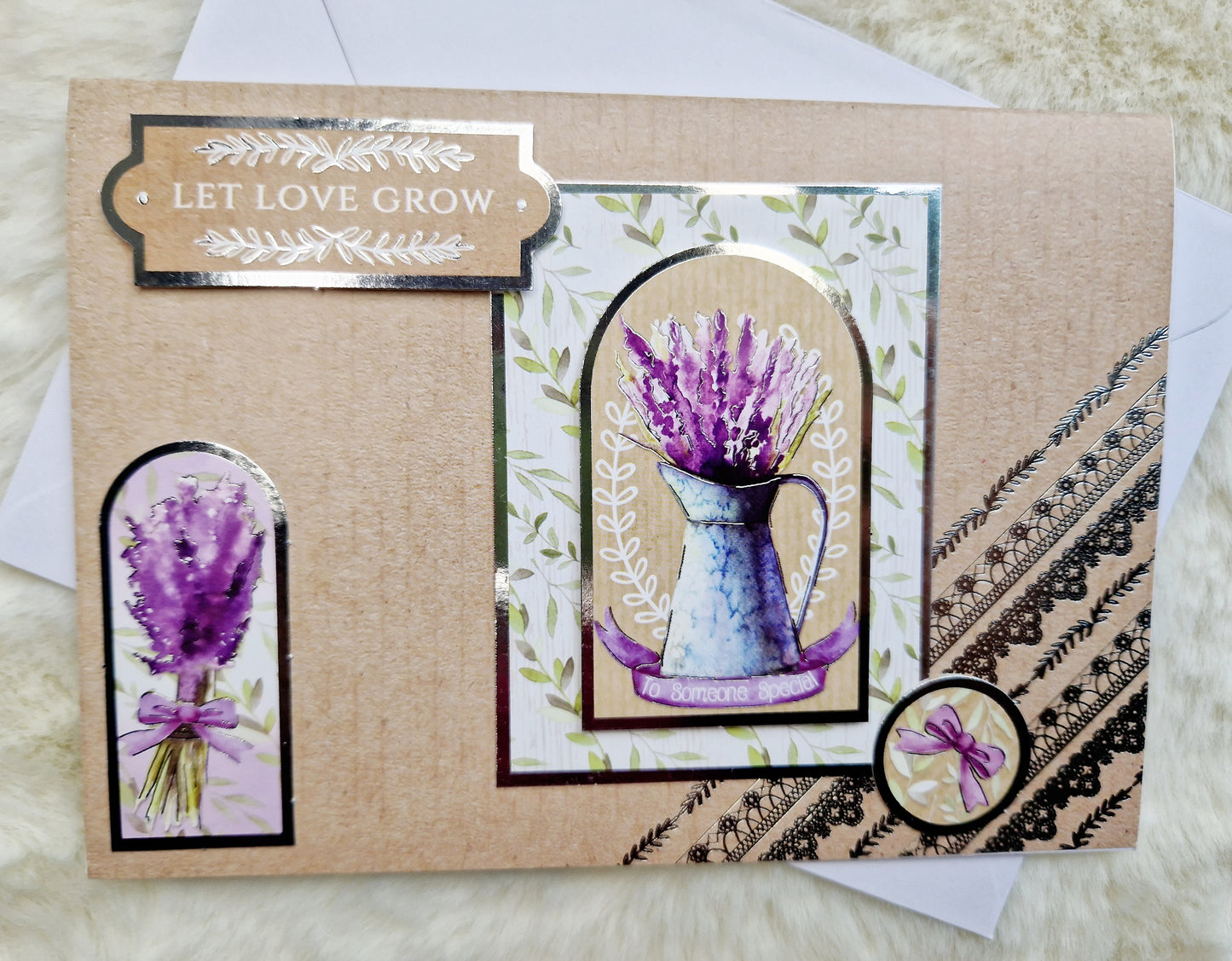 Let love grow - handmade card