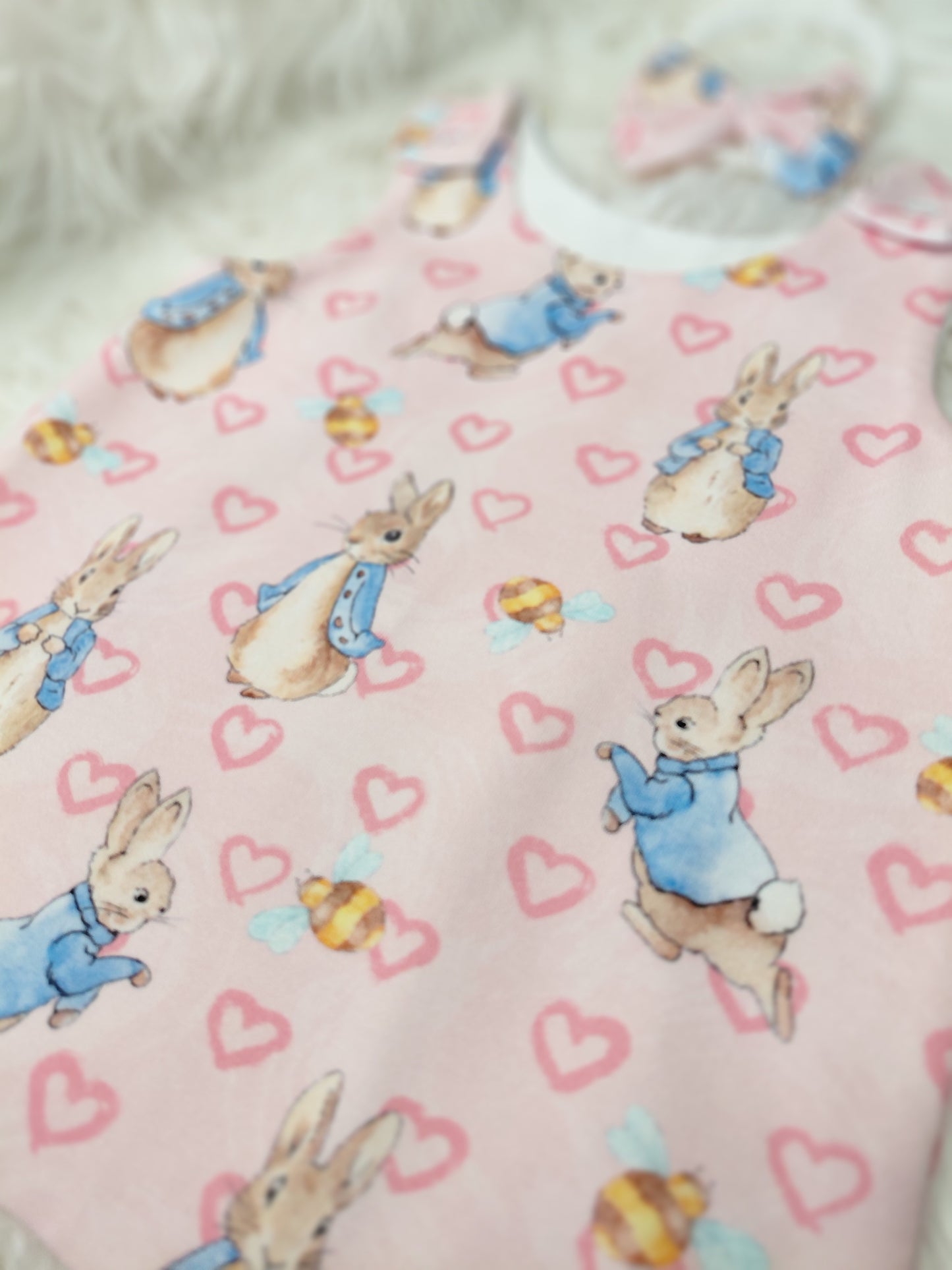 18-19inch Preemie Hareem Romper and hairbow