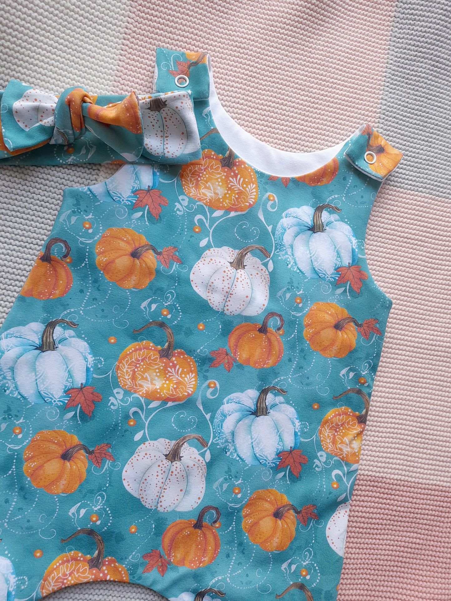 20-21inch Newborn Hareem Romper & headband set