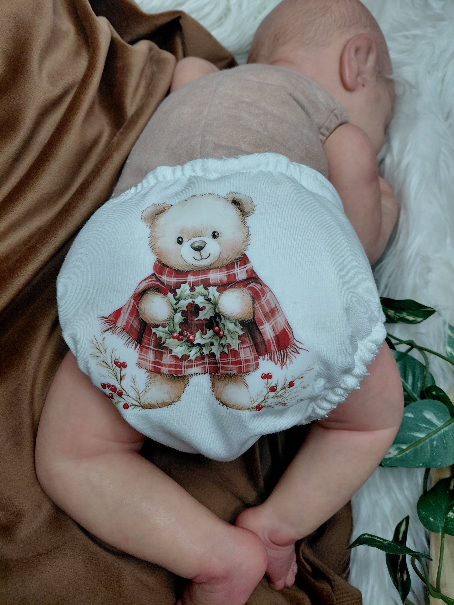 Luxury elasticated Nappy - large (18-19/20inch) 3 options available