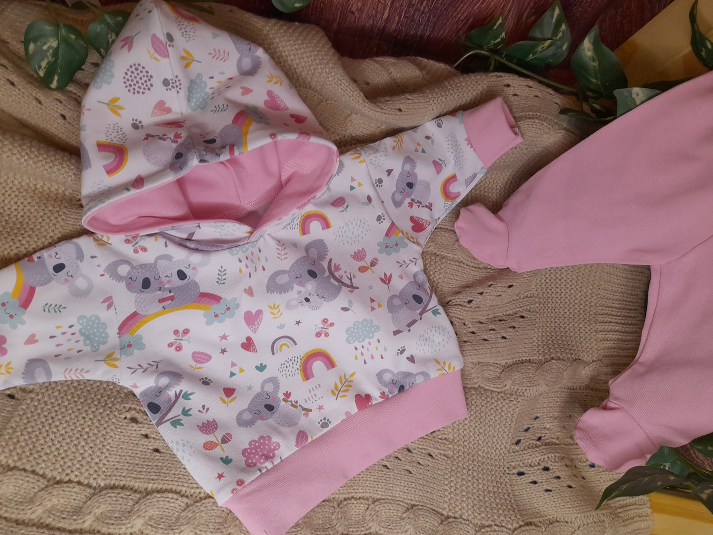 16inch footed leggings & Hoody set