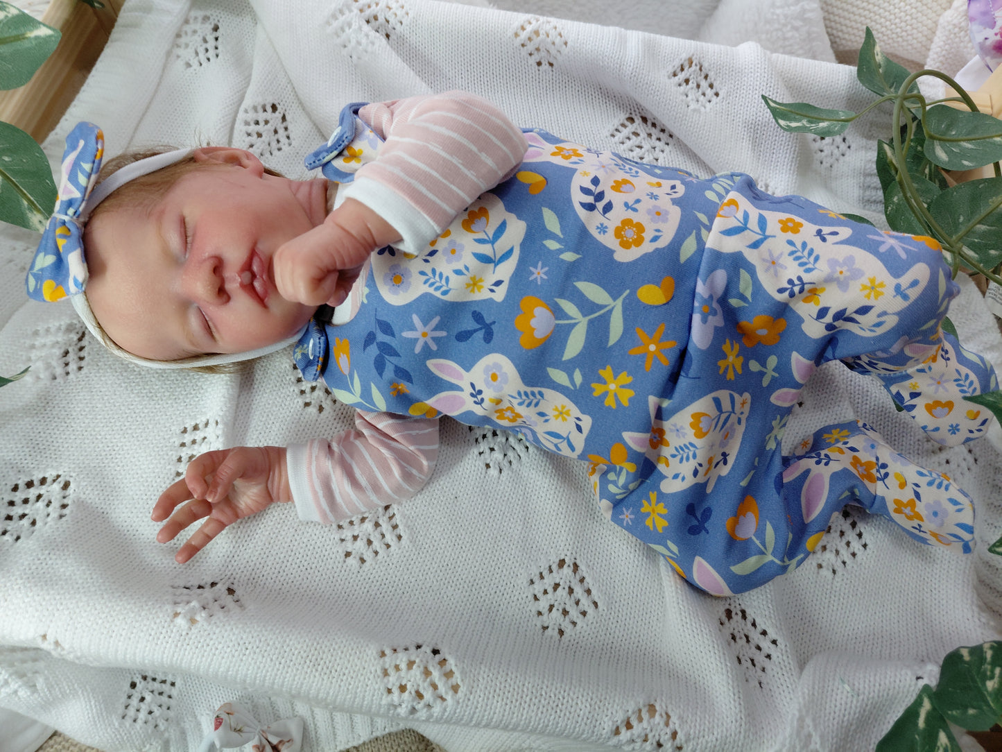 14-15inch footed romper