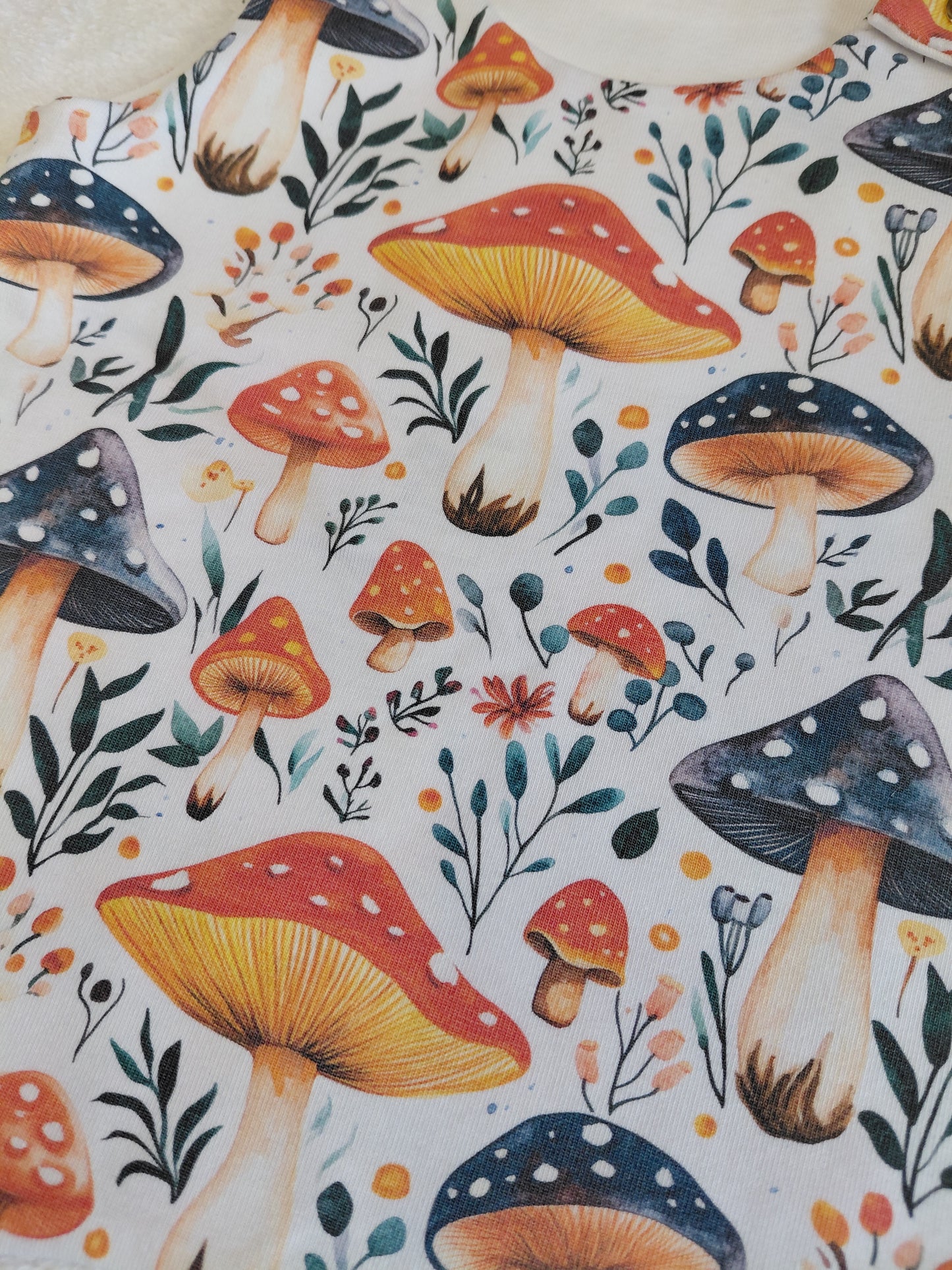 16-17inch Autumn Mushroom romper