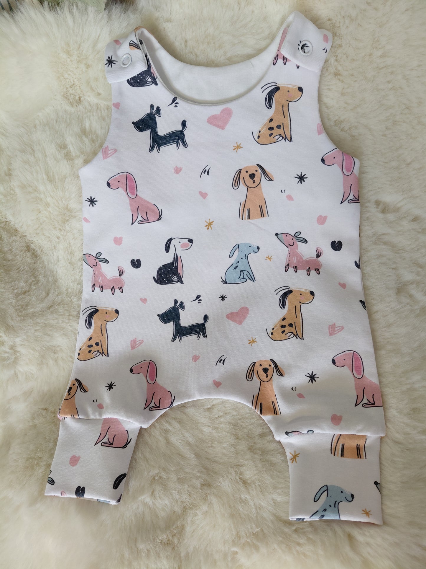 16-17 inch puppies hareem Romper