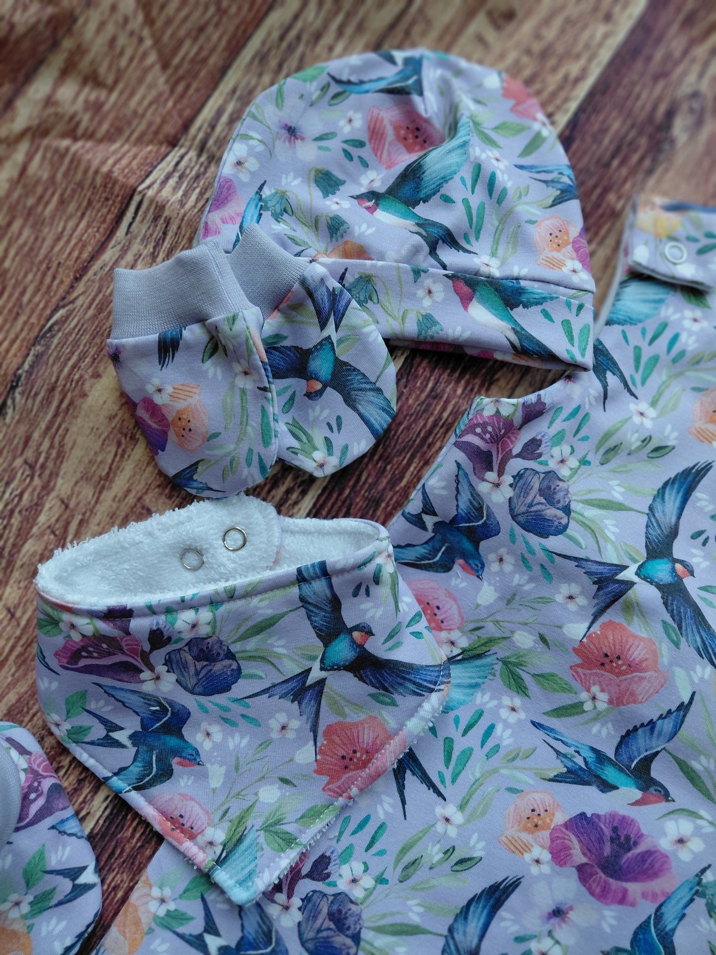 20-21inch Newborn Hareem Romper 5 piece set