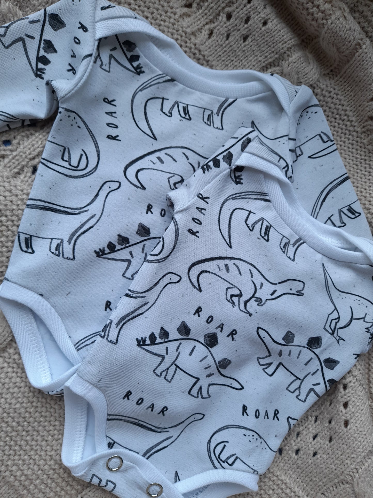 14-15inch sketched dinosaur vest