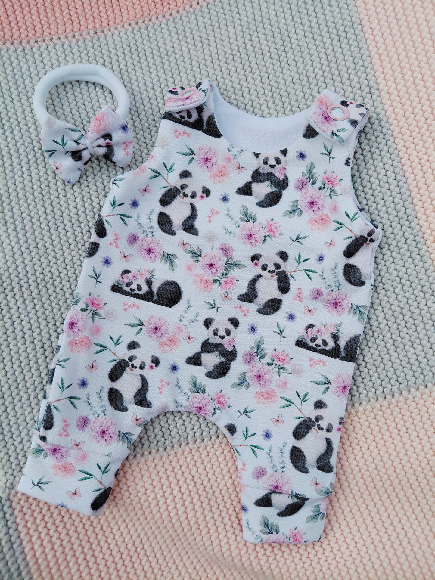 9.5-10inch Hareem Romper & bow
