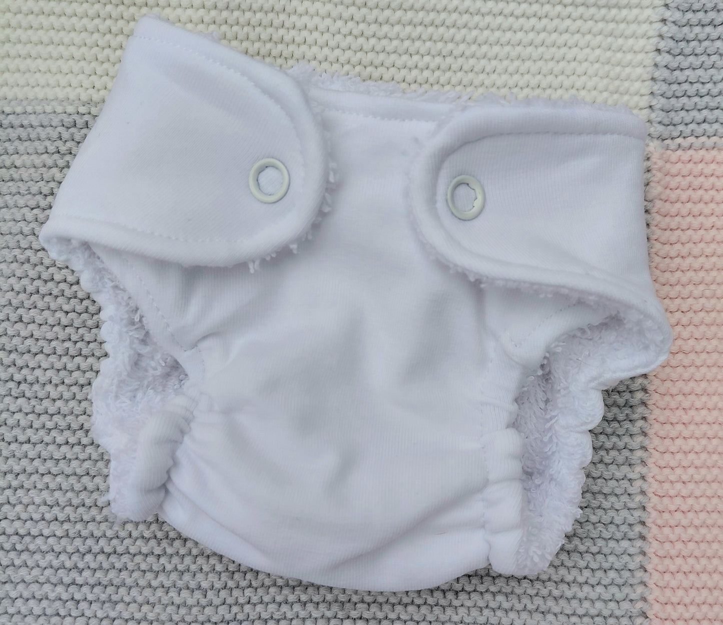 Luxury elasticated Nappy - Small (14-15inch doll)