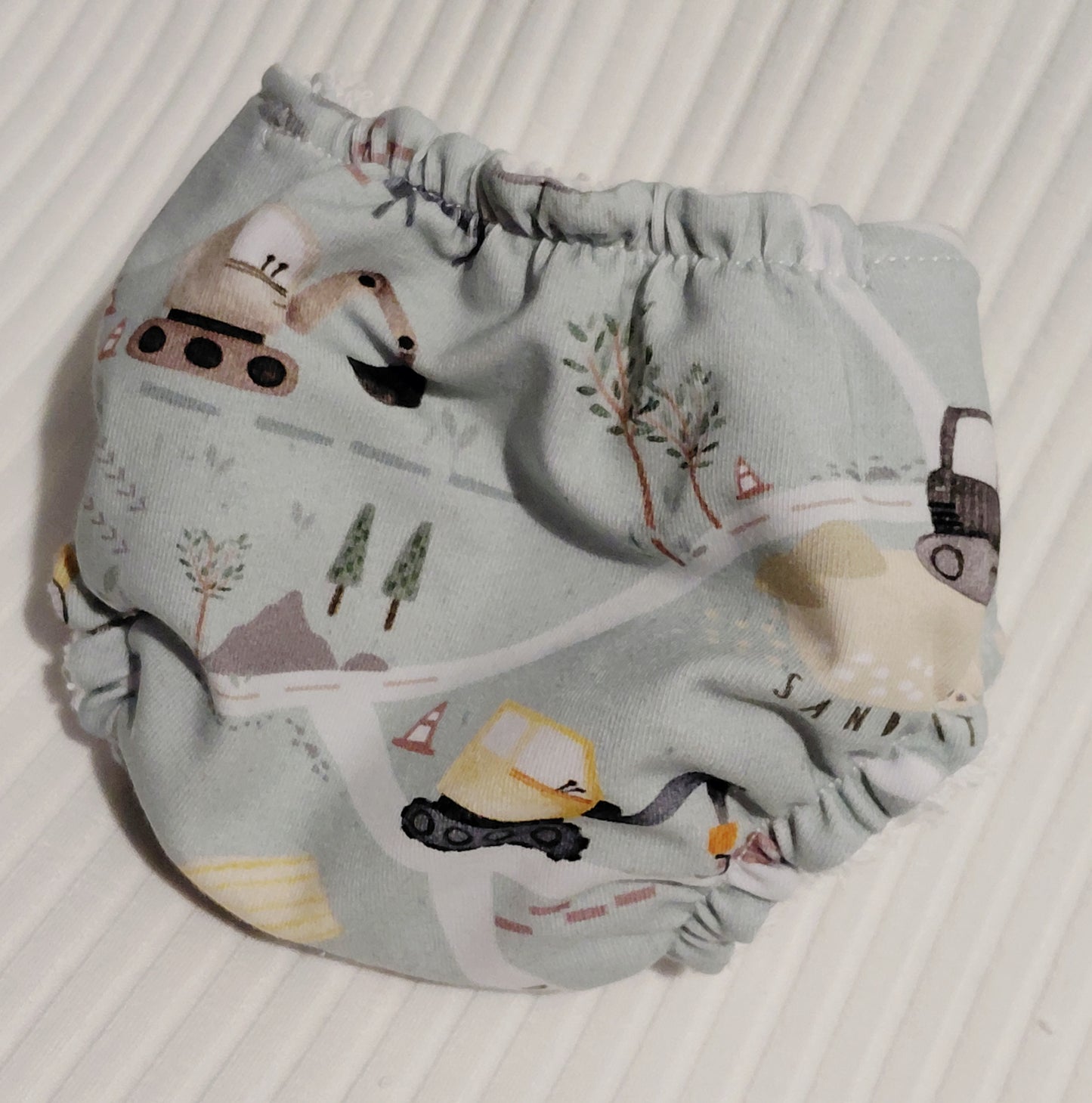 Luxury elasticated Nappy - Small (14-15inch doll)