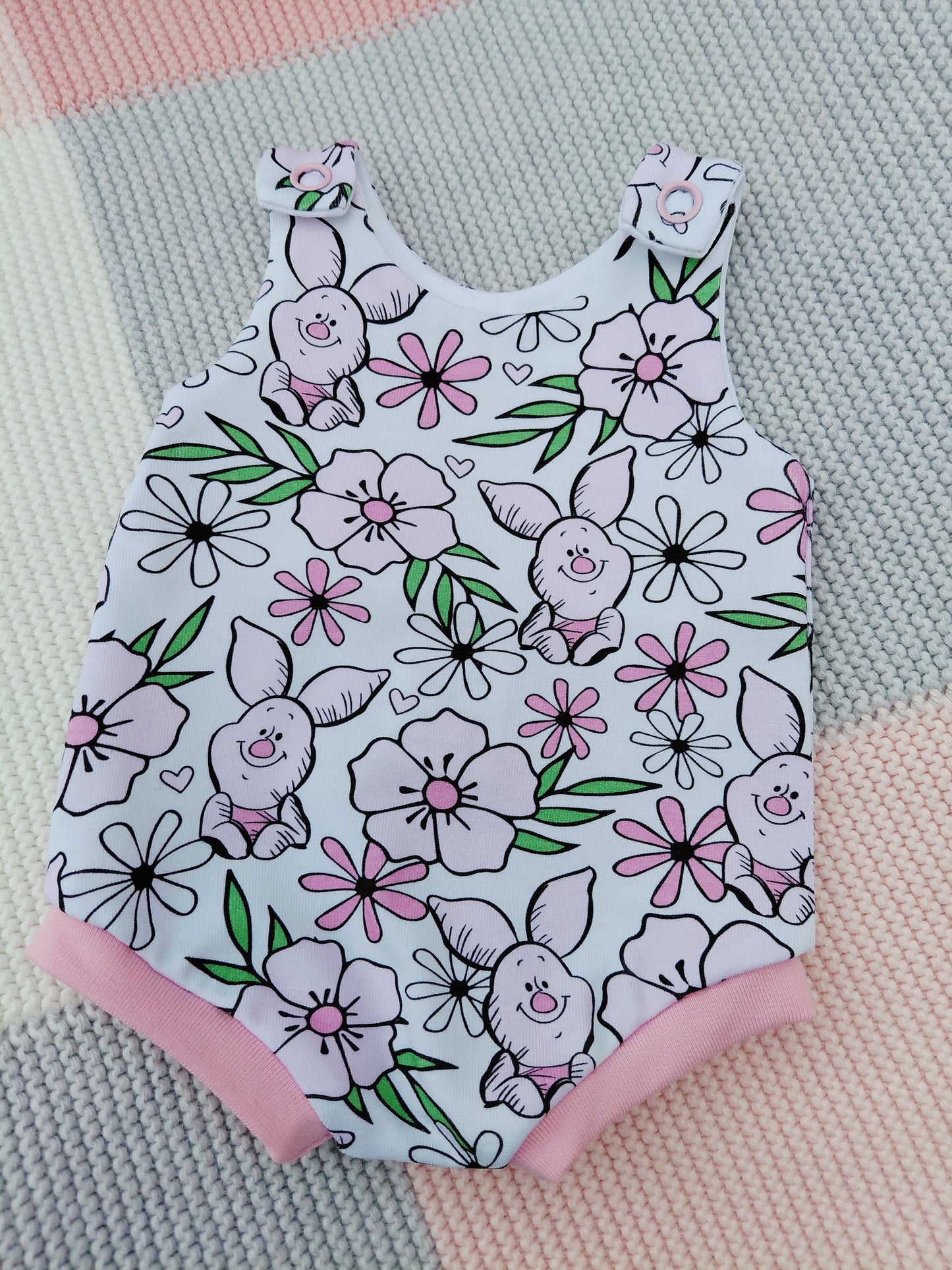 14-15inch piggy shortie Romper
