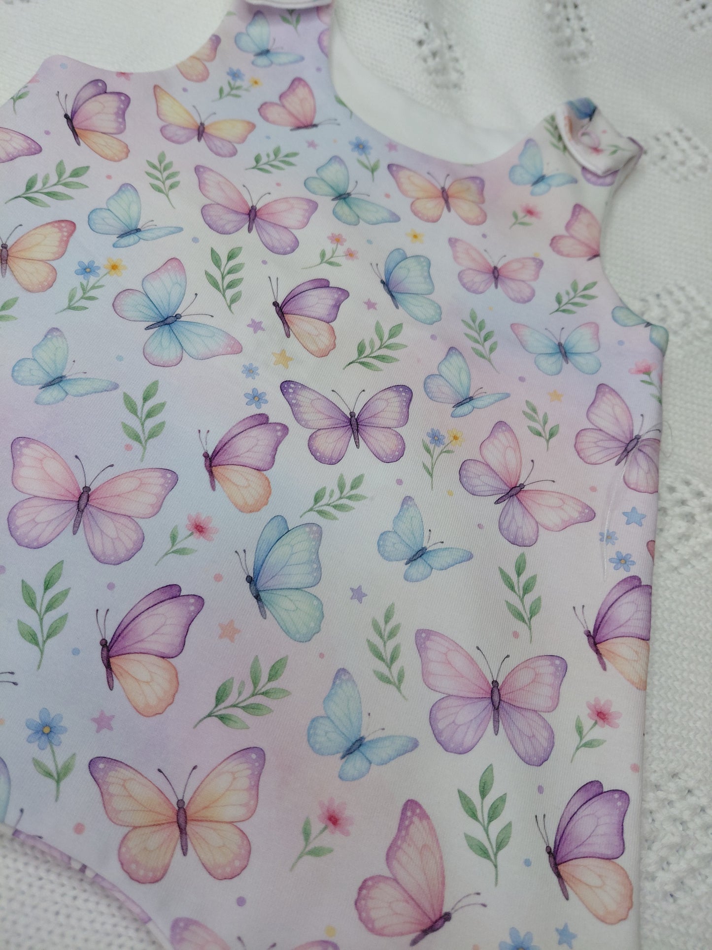 18-19inch Butterfly Preemie Hareem Romper