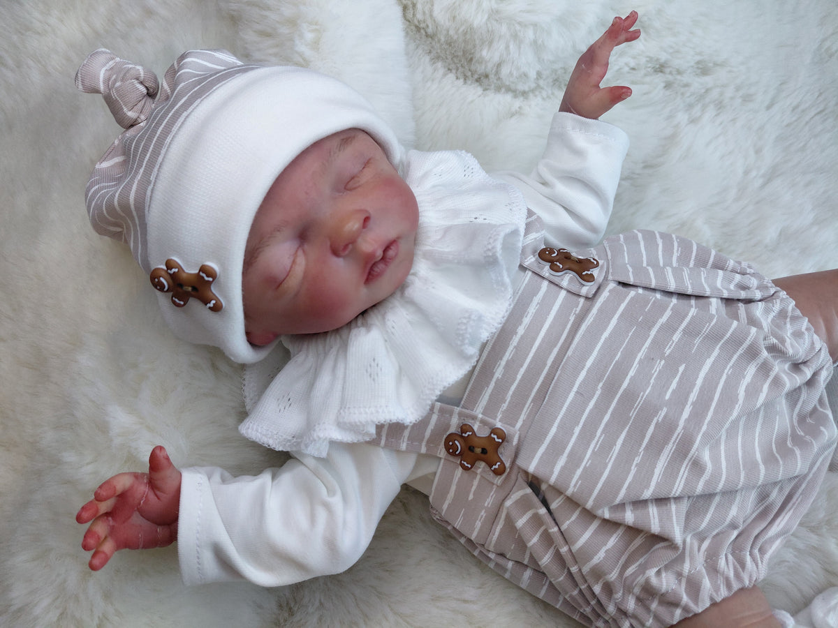 14-15 inch Gingerbread man Bloomers shorts set