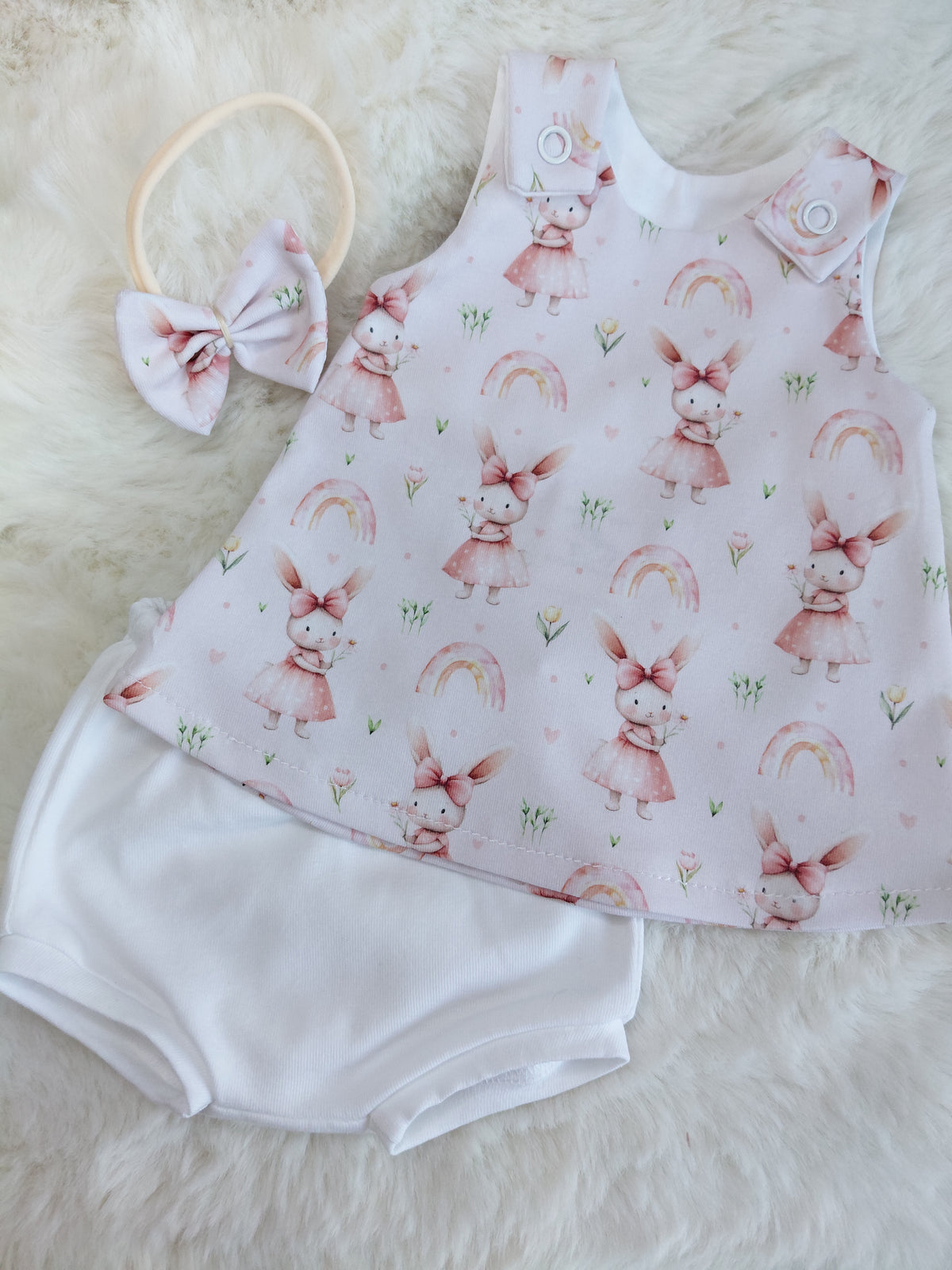 14-15inch pinafore set