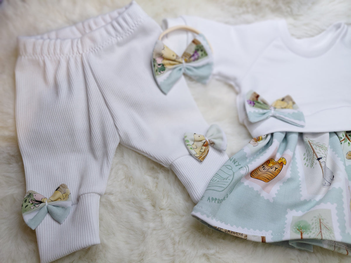 19-20inch Pooh Sweater dress set