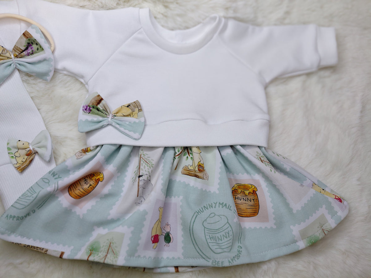 19-20inch Pooh Sweater dress set