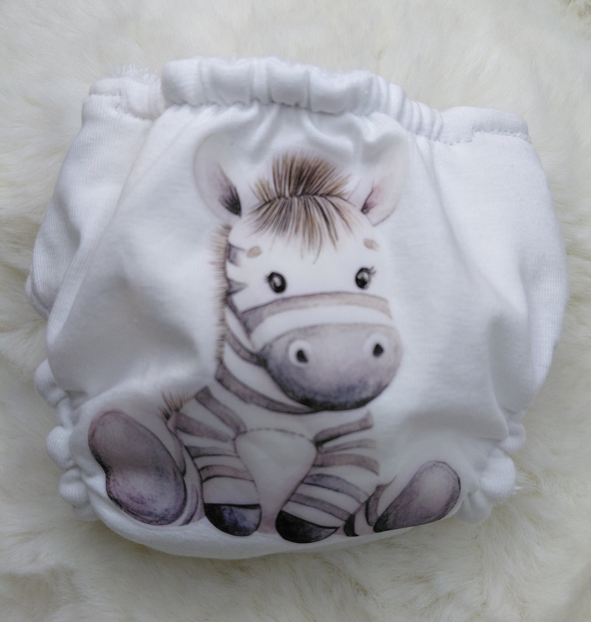 Luxury elasticated Nappy - Small (14-15inch doll)