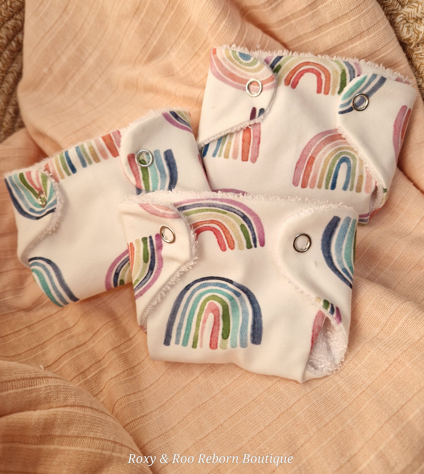 12 inch rainbow nappies