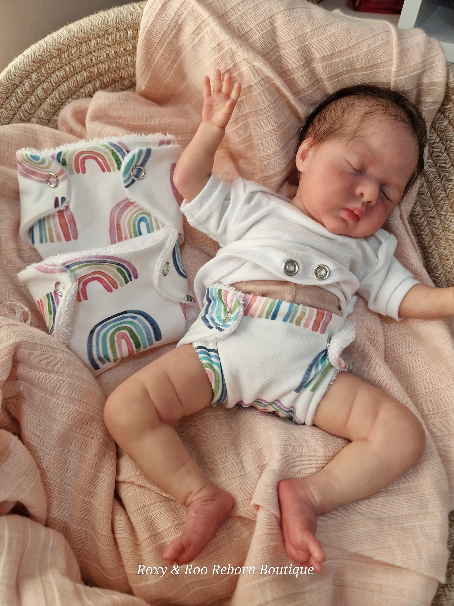 12 inch rainbow nappies