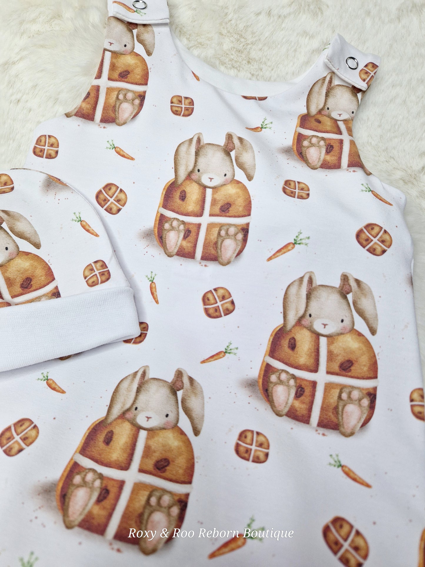 Newborn Hareem Romper & Beanie