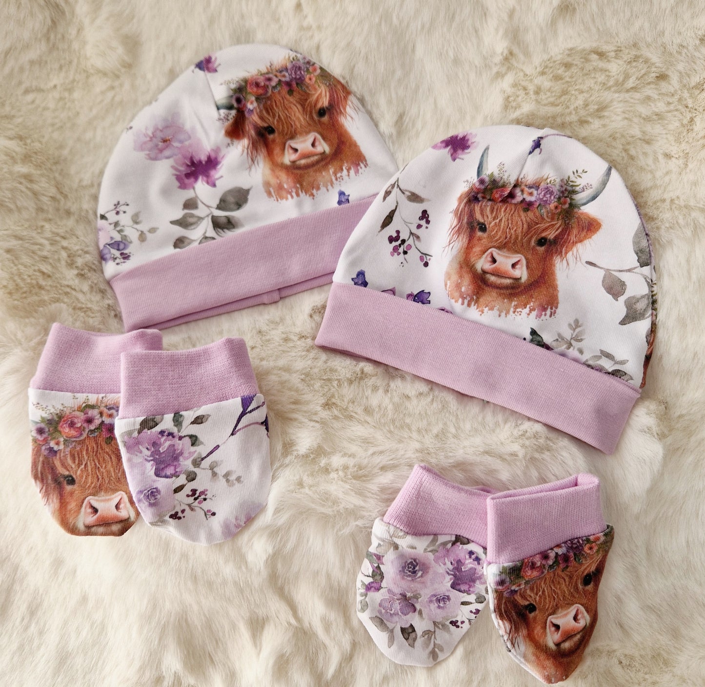 Preemie Hat & Mitts  set