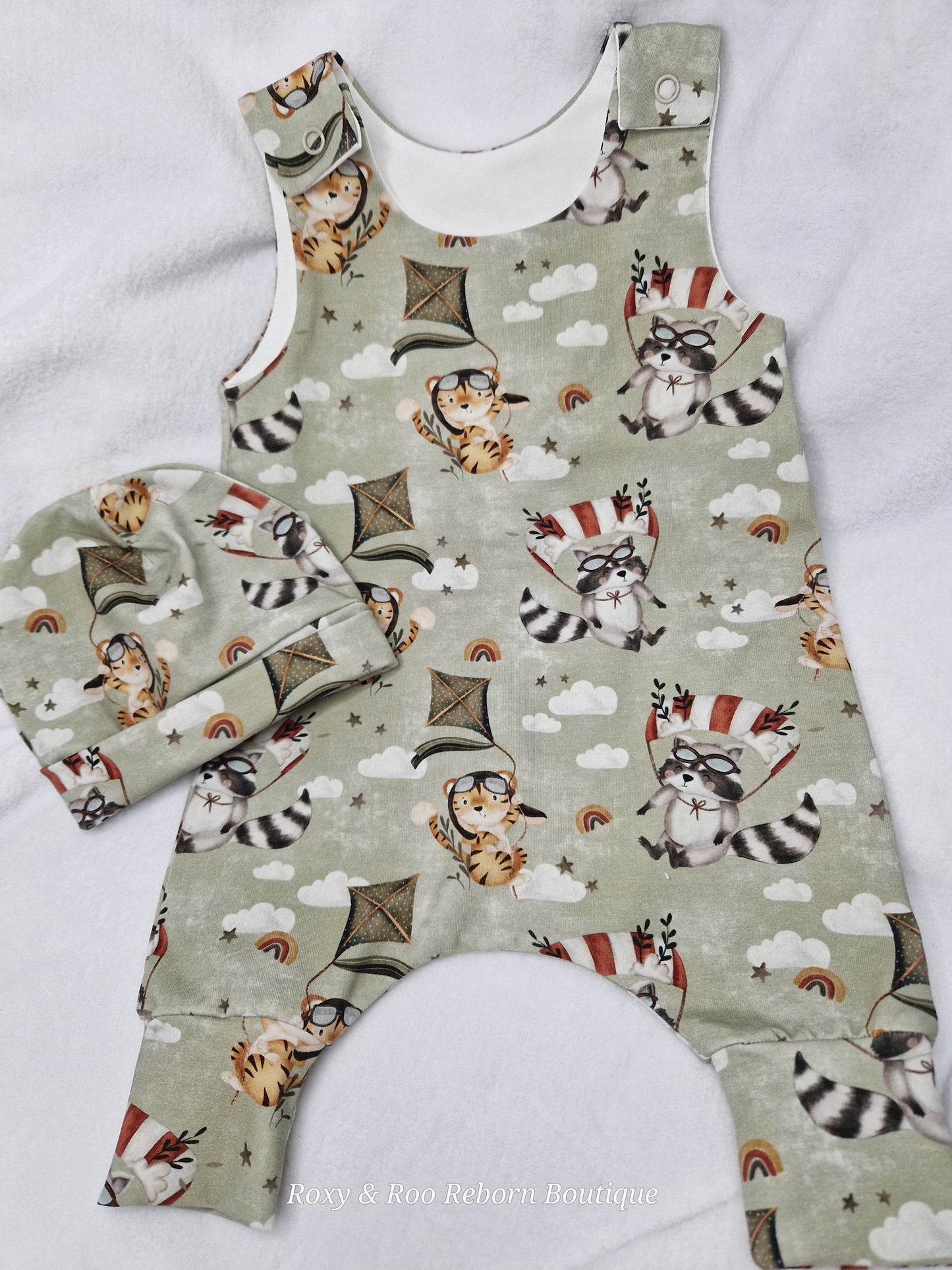 Newborn Hareem Romper & hat