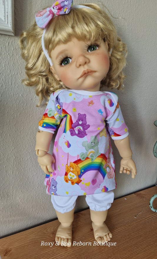 Meadow doll Moppet Tshirt dress set.