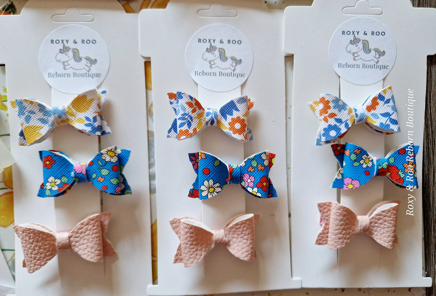 Mini hairbow set - 3 pack