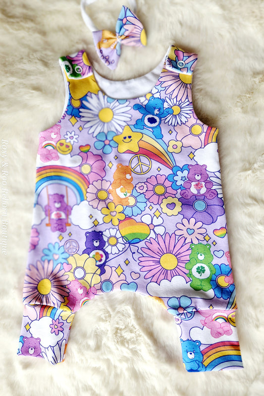 Preemie  Hareem Romper and hairbow