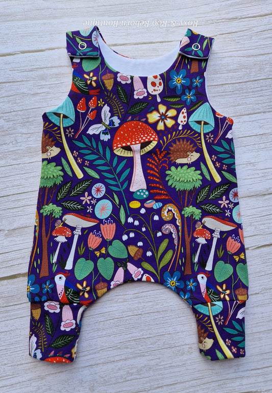 Preemie autumn Hareem Romper