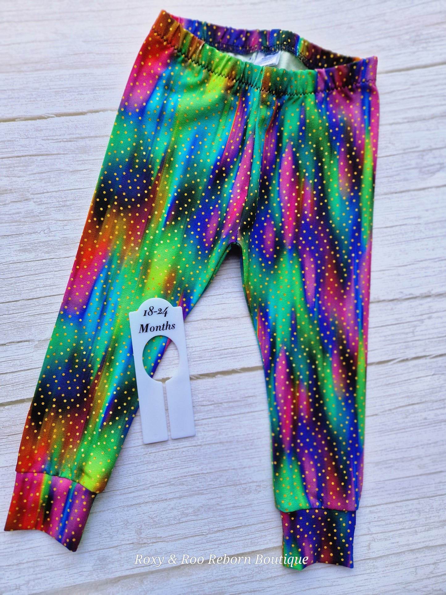 Northern lights cuffed leggings