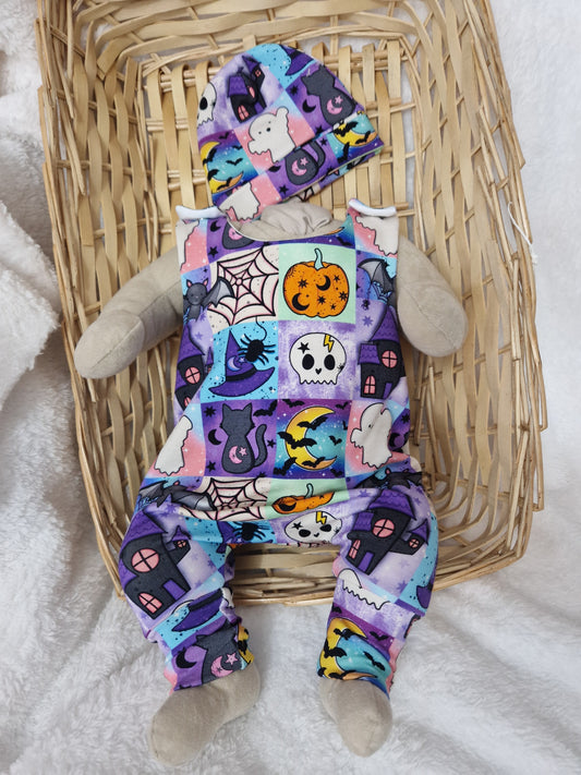 Preemie  Hareem Romper and hat