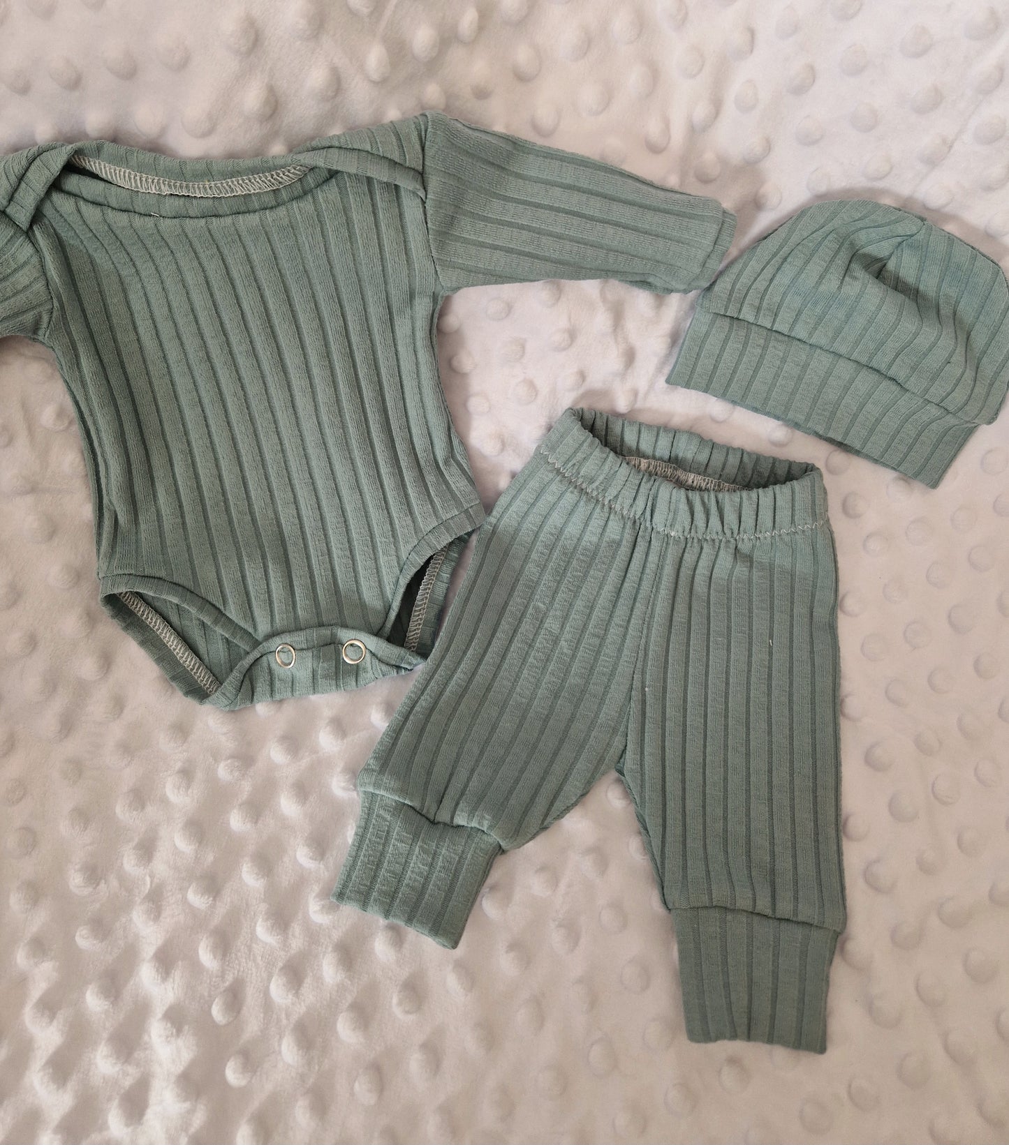 14-15inch vintage green leggings set