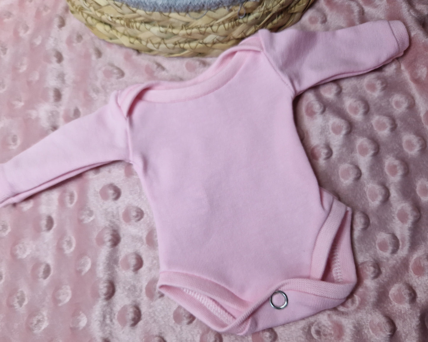 10-11inch baby pink vest