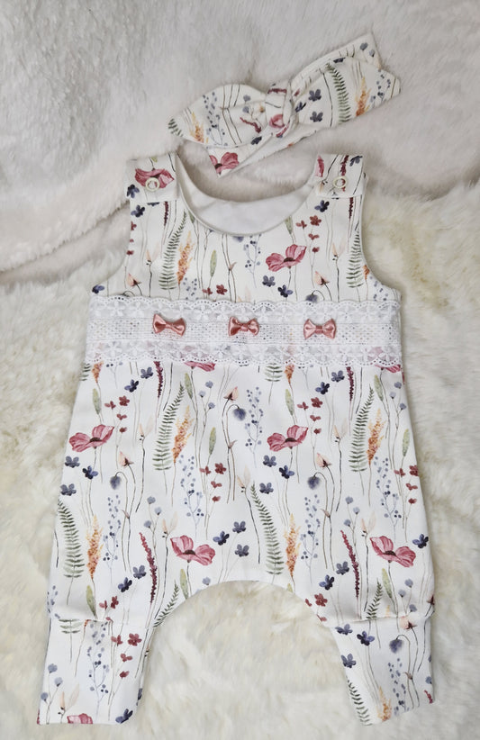 16-17 inch Hareem Romper & hairband