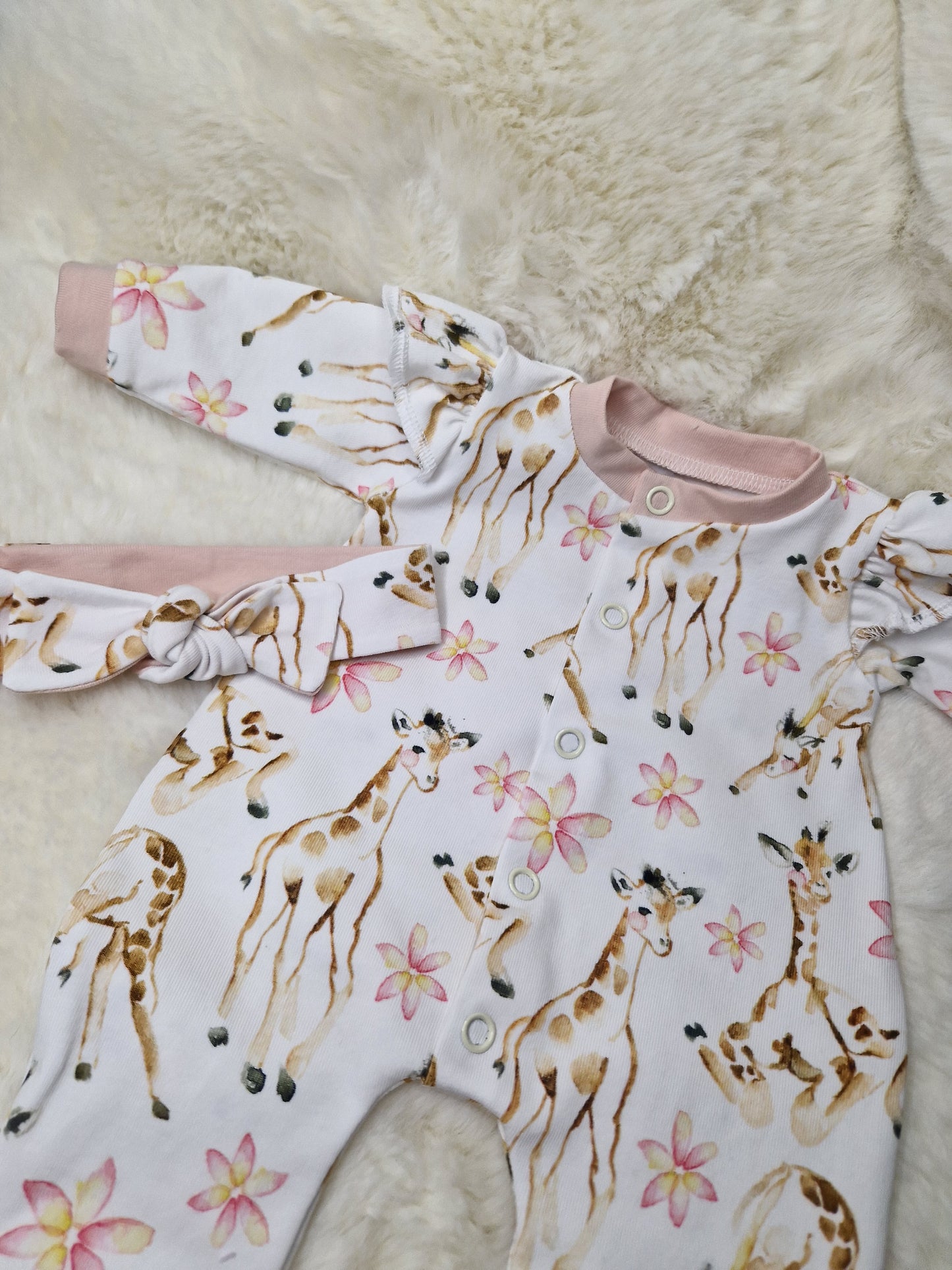 16inch flutter sleepsuit and headband