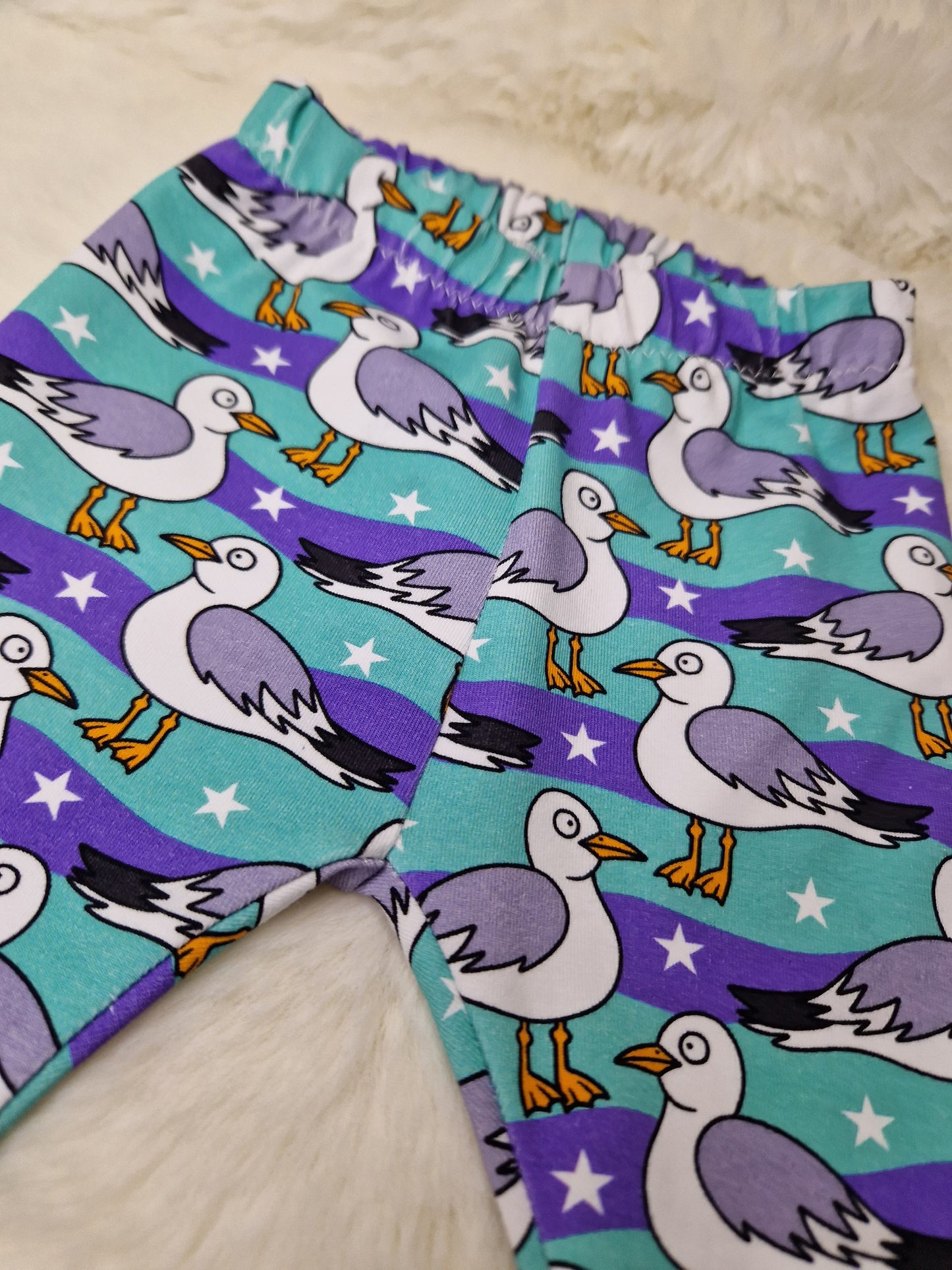 Preemie Seagull leggings