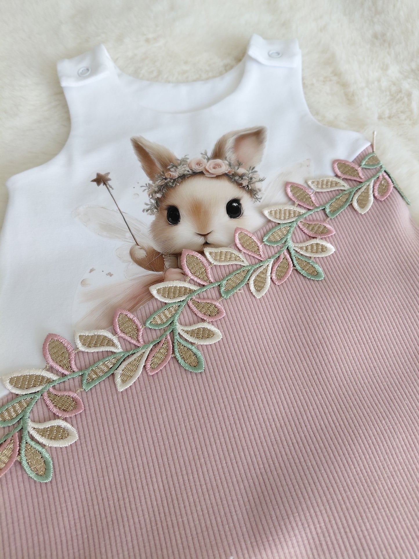 18-19inch Preemie  Hareem Romper and hairbow