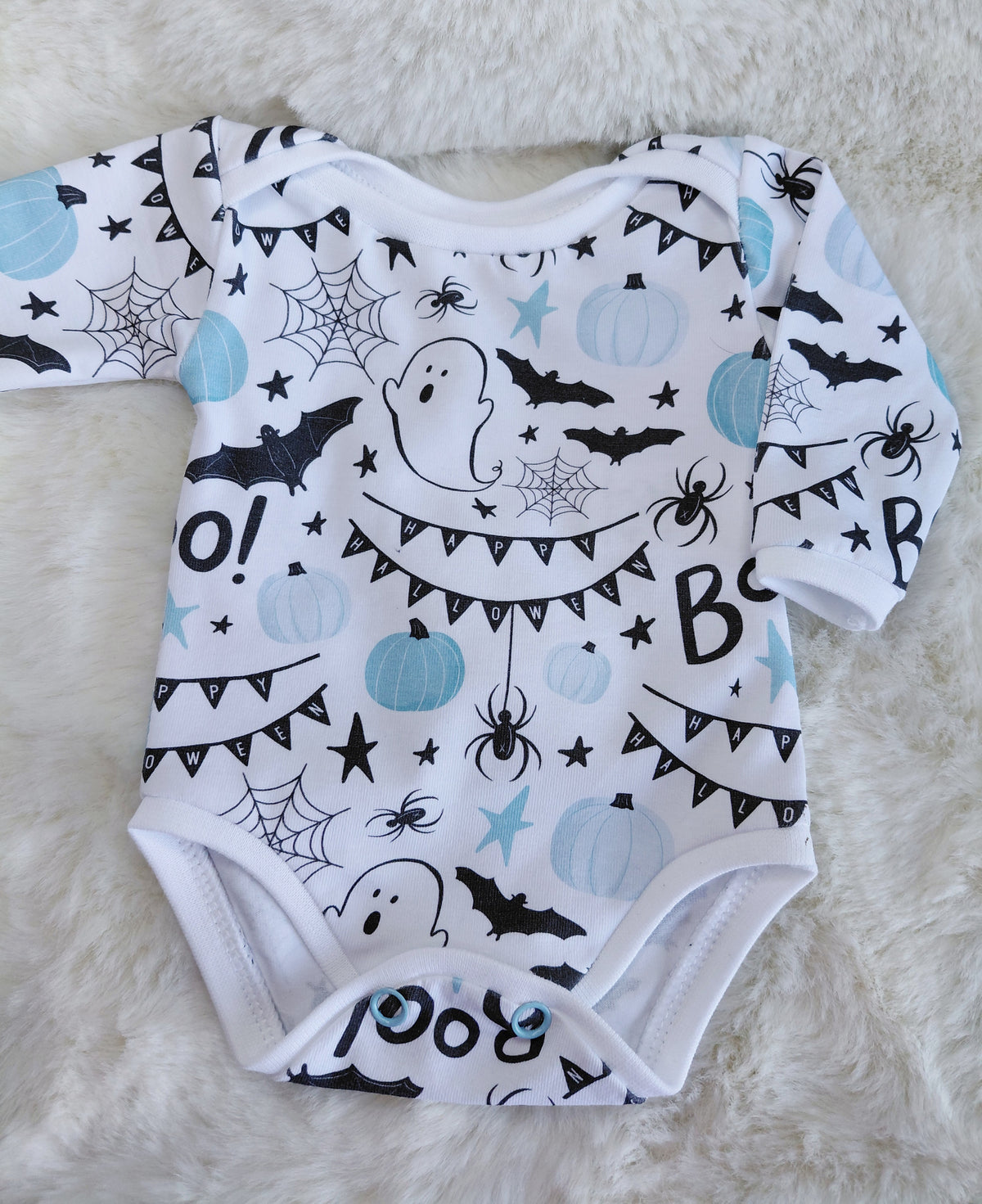 16-17 inch Happy Halloween bodysuit