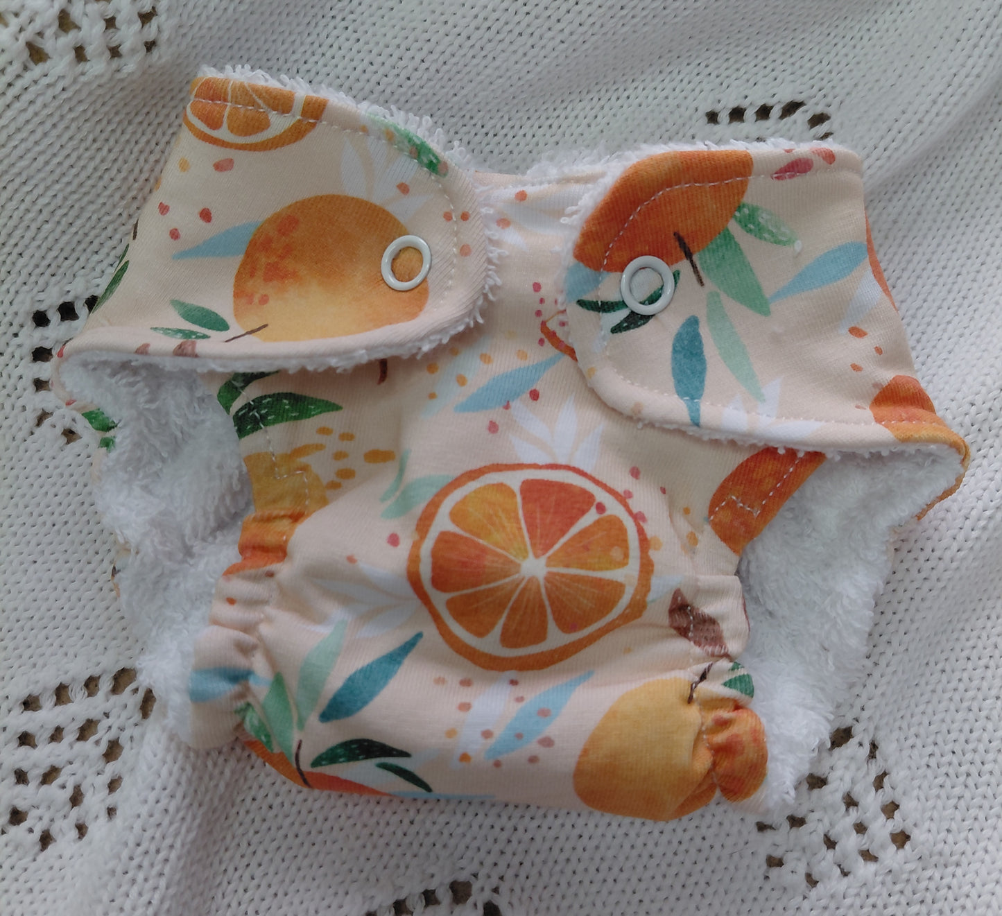 Luxury elasticated Nappy - Small (14-15inch doll)