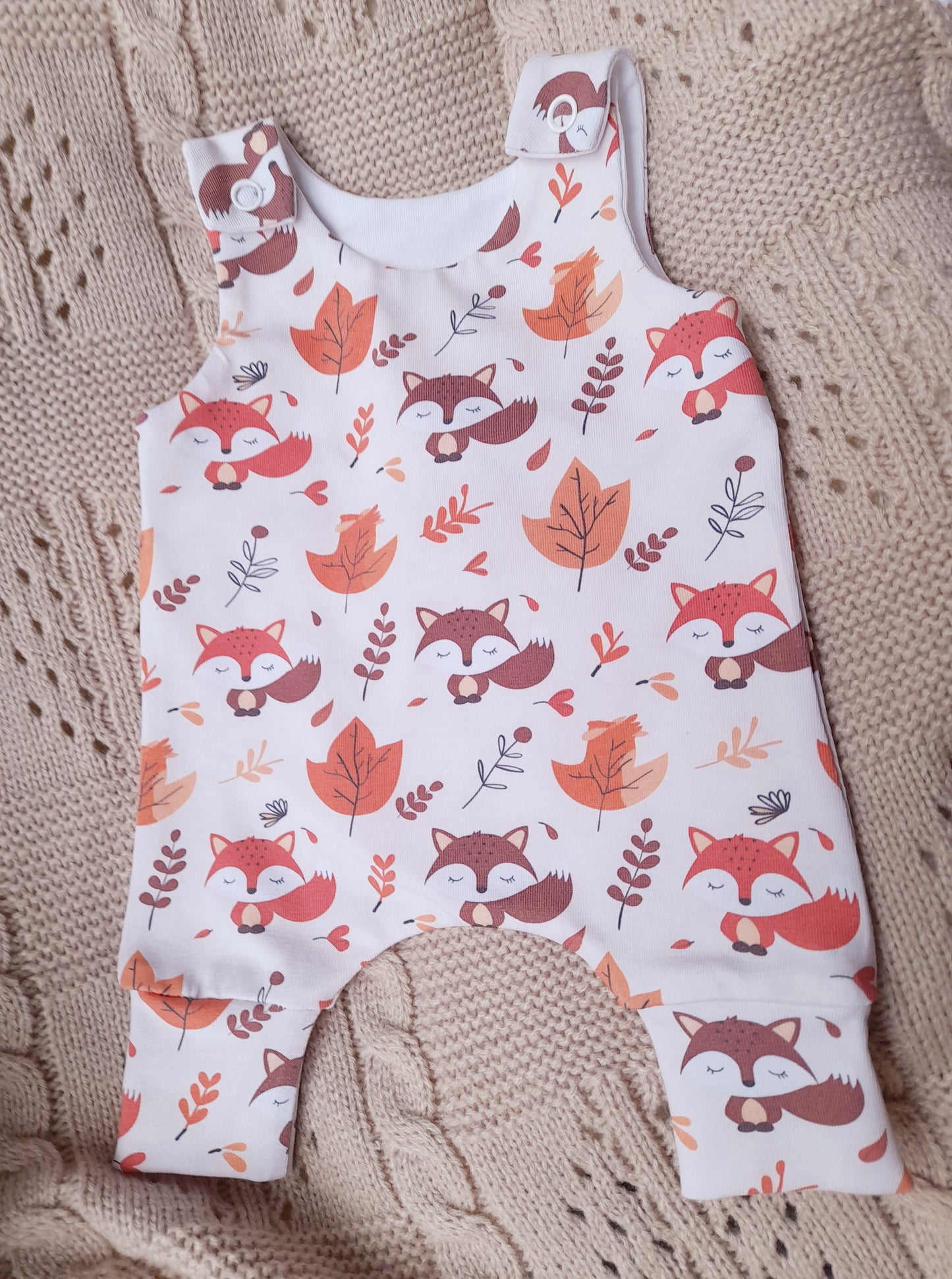 14-15inch Autumn foxy Hareem Romper