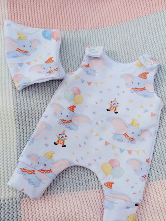 9.5-10inch Hareem Romper & pixie hat