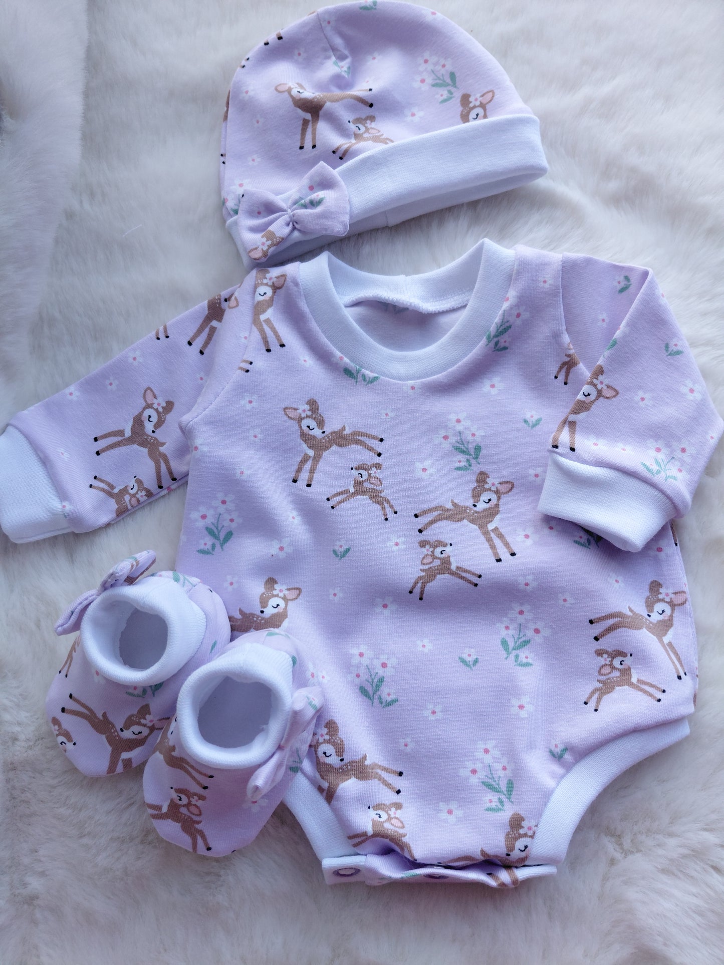 16-17 inch Sweater style romper set