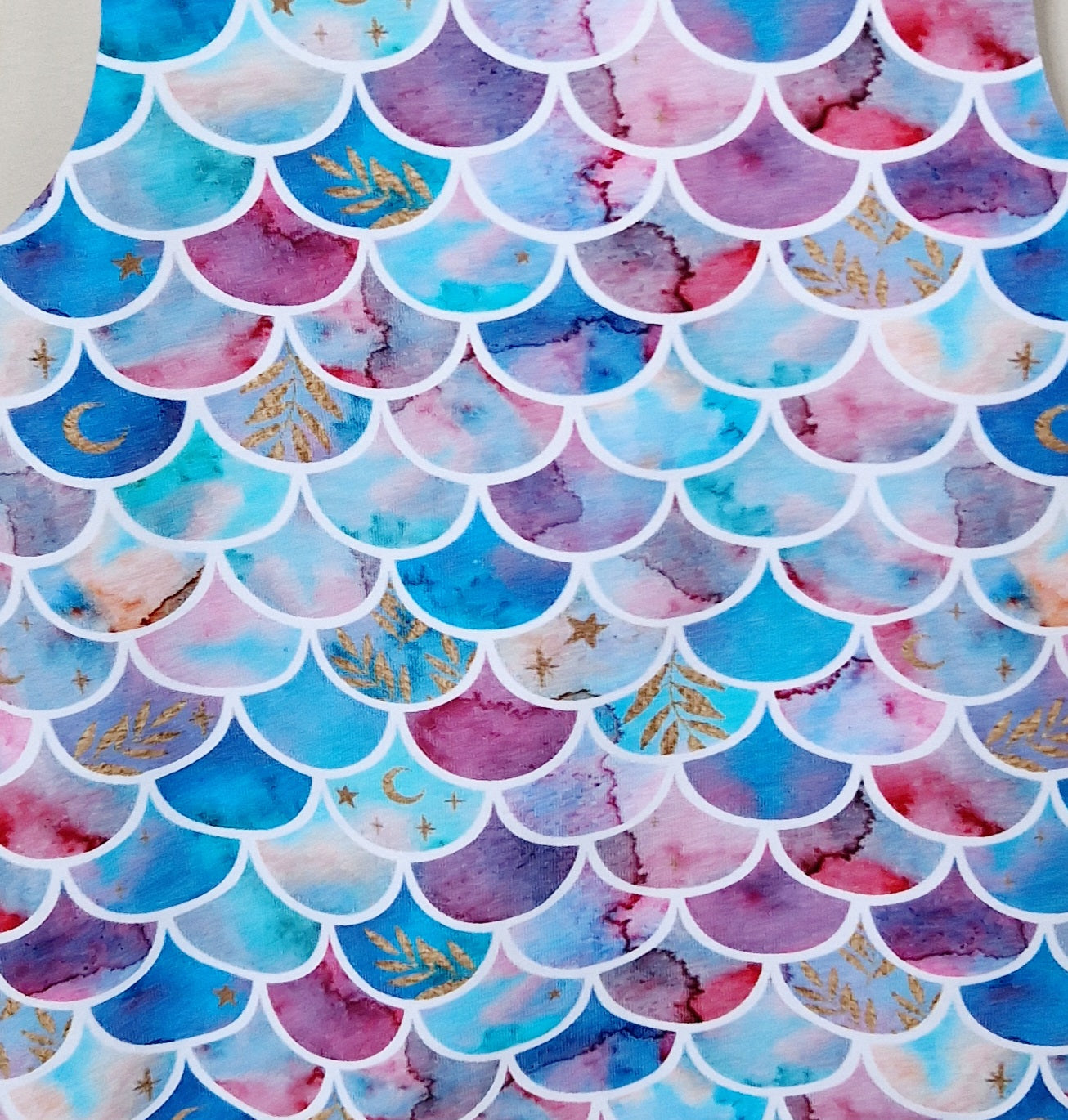 Preemie  Mermaid Hareem Romper