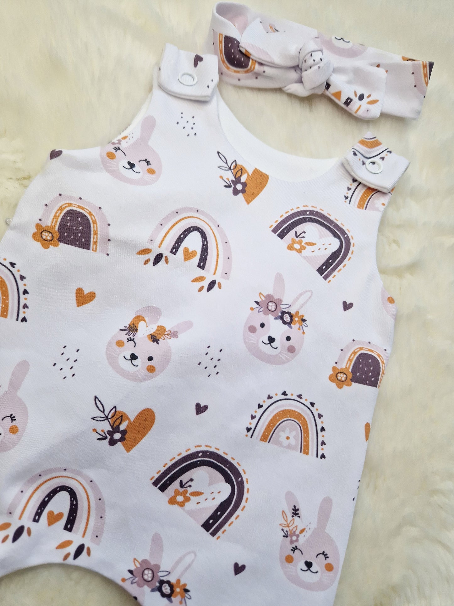 14-15inch Hareem Romper & hairbow
