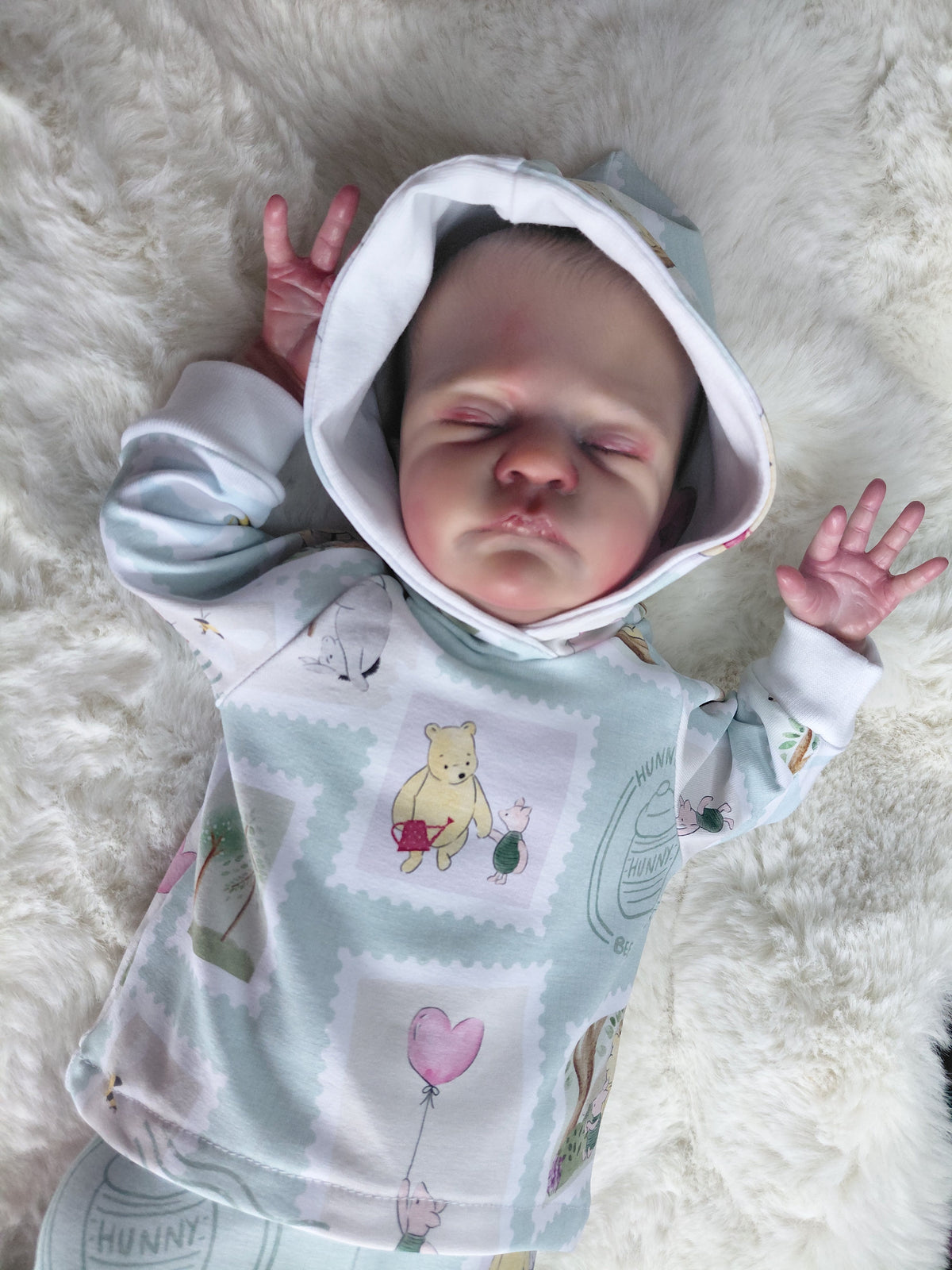 16-17inch footed leggings & Hoody set
