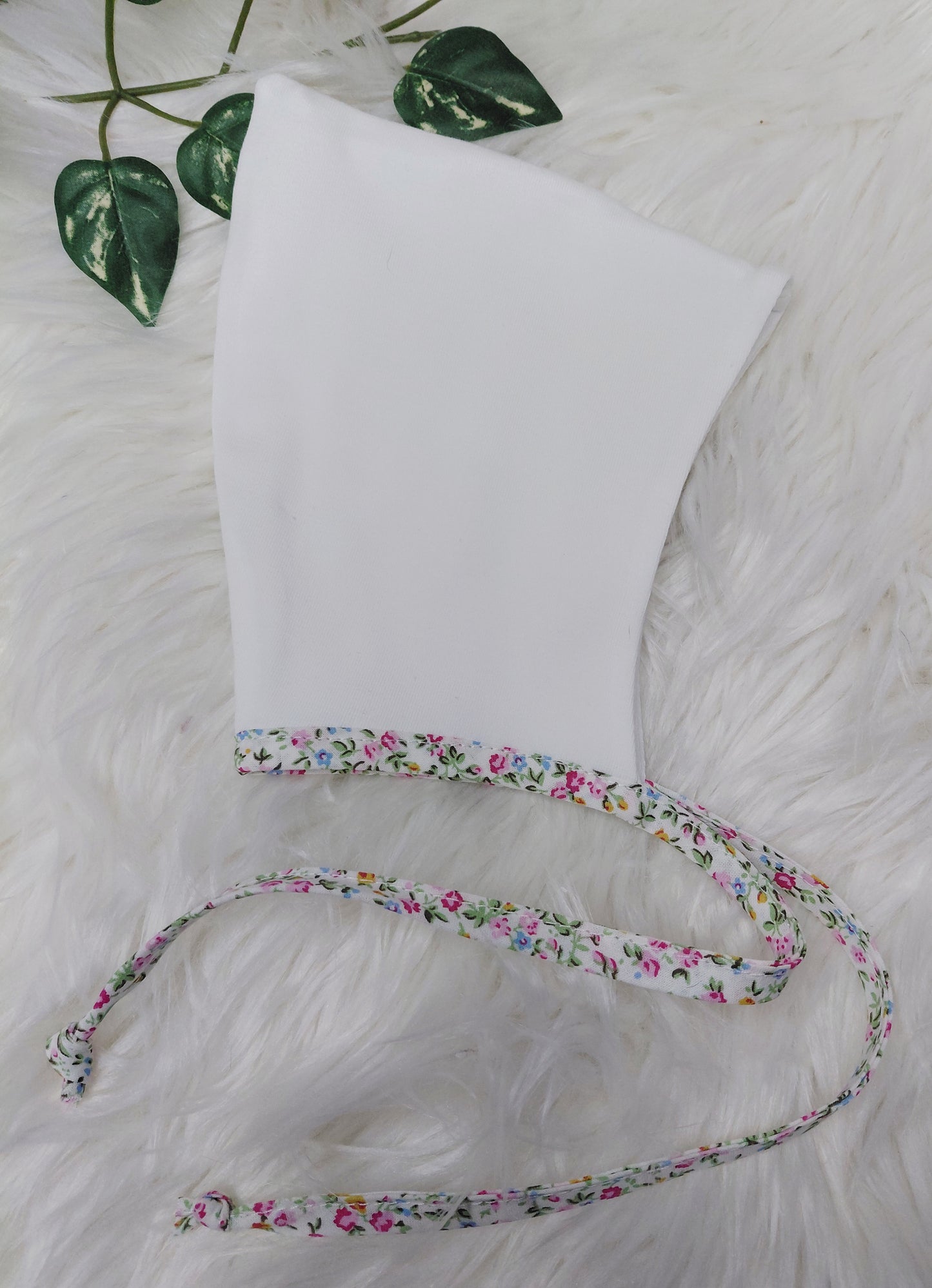 Newborn pixie bonnet.