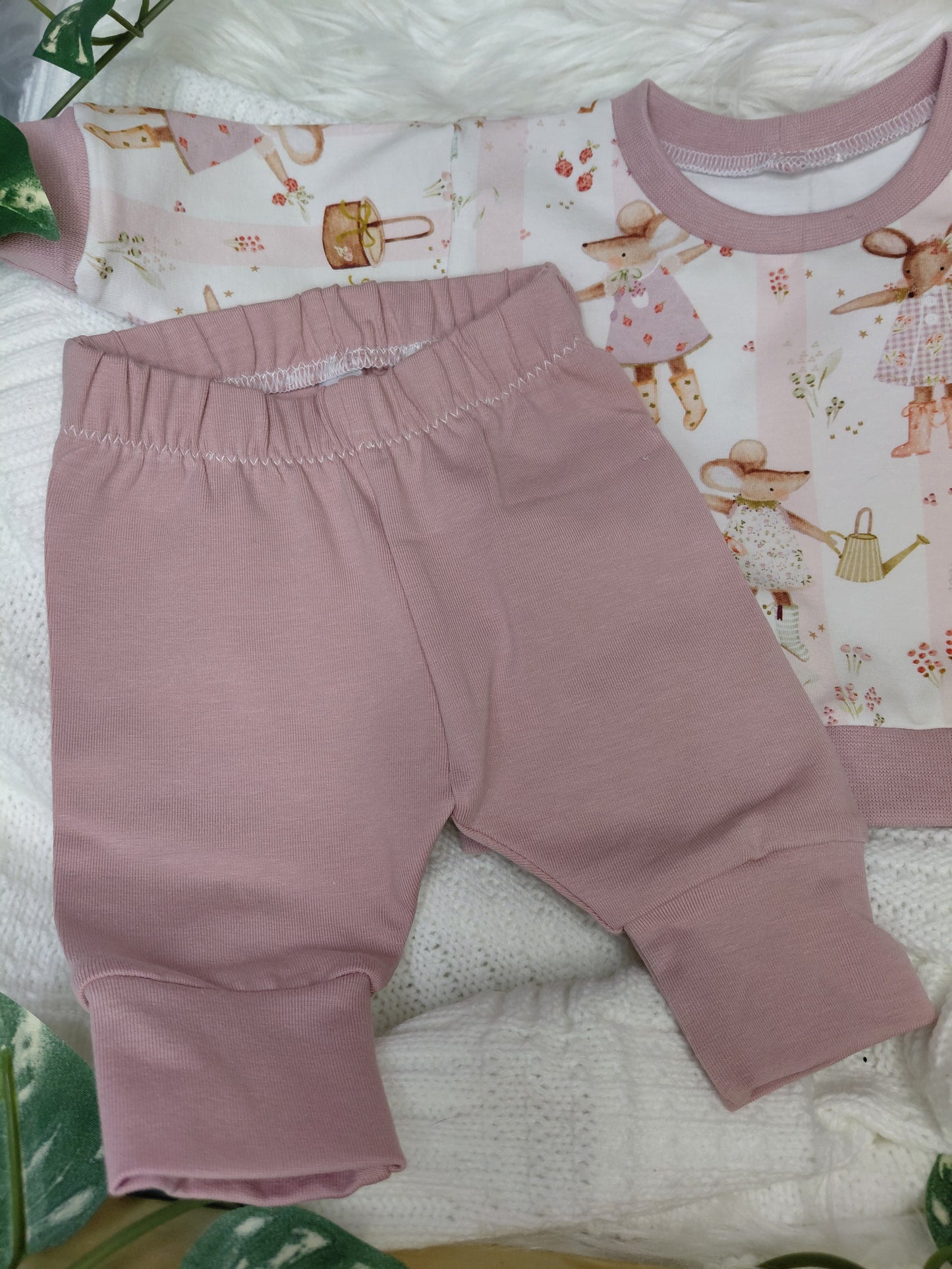 18-19inch Preemie 3 piece Lounge suit