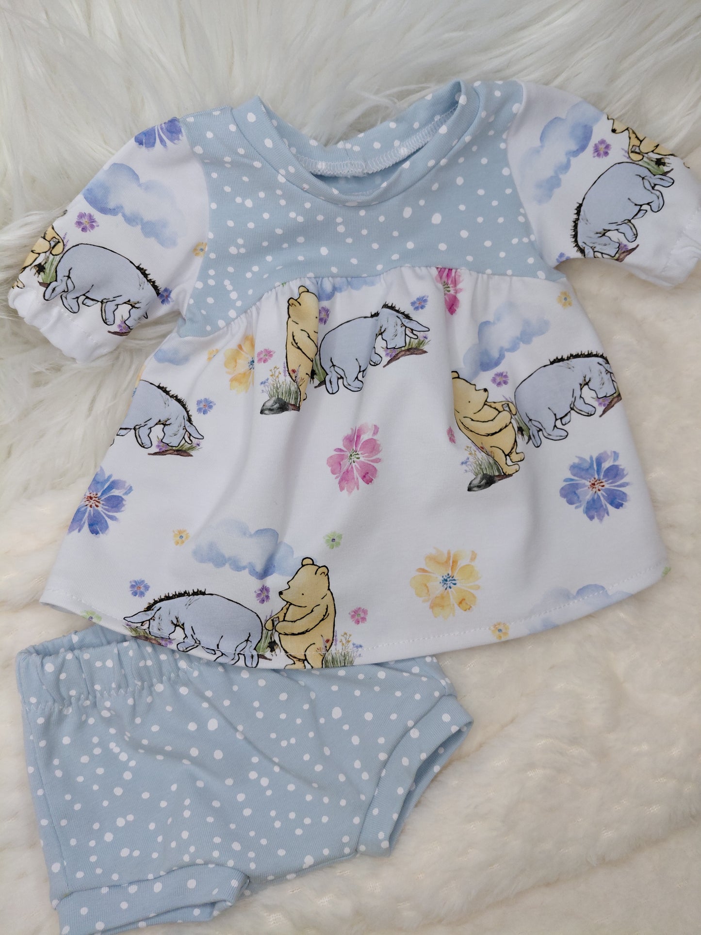 16-17inch Pooh bear dress set