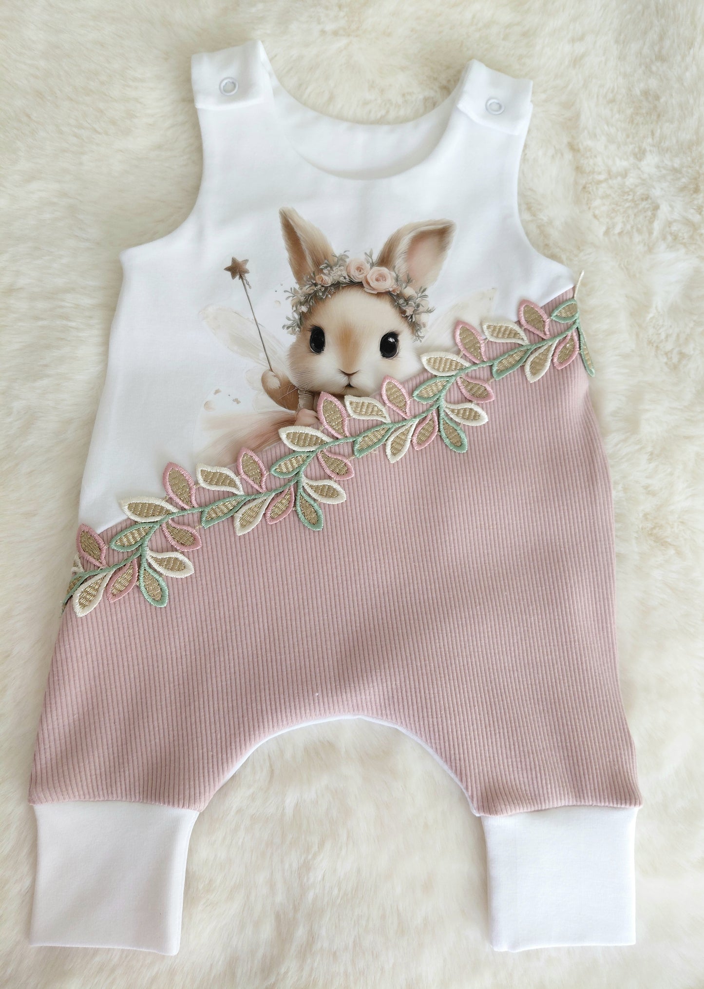 18-19inch Preemie  Hareem Romper and hairbow